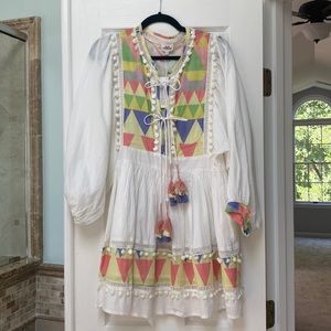 Palace Nationals Dress with Pom Pom Trim NWT